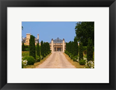 Framed Chateau Haut Sarpe, Saint Emilion, Bordeaux, France Print