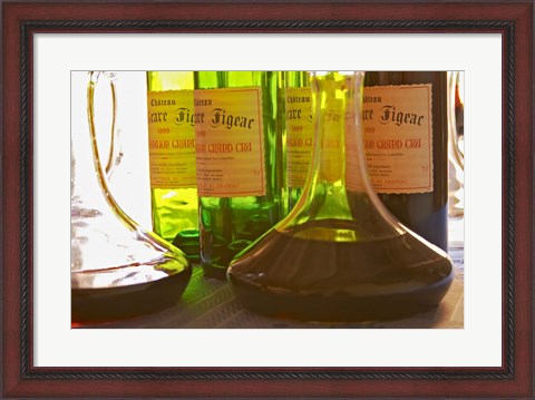 Framed Bottles and Carafe Decanters Print