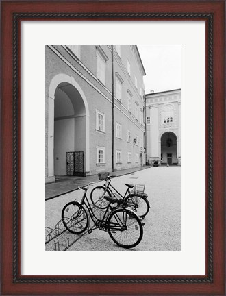 Framed Bicycles in the Domplatz Print