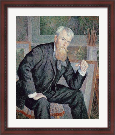 Framed Portrait Of The Painter Henri Edmond Cross, 1898 Print