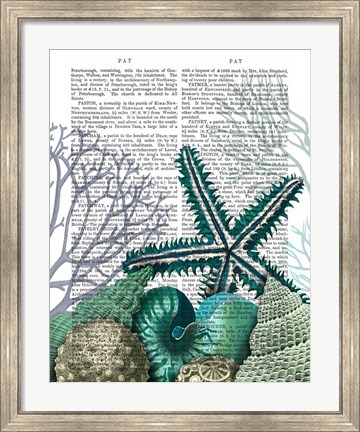 Framed Starfish Under the Sea Print