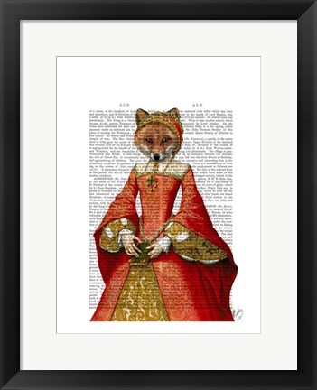 Framed Fox Queen Print