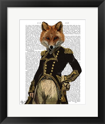 Framed Admiral Fox Full I Print