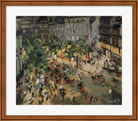 Framed Boulevard des Capucines, Paris Print