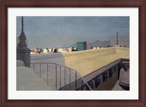 Framed Pont Neuf in Paris, 1901 Print