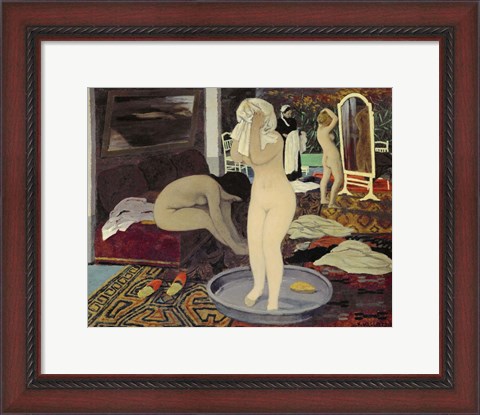 Framed Women at Their Toilette, 1897 Print