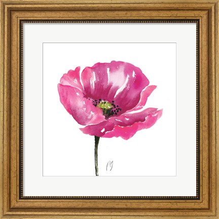 Framed Poppies Tempo I Print