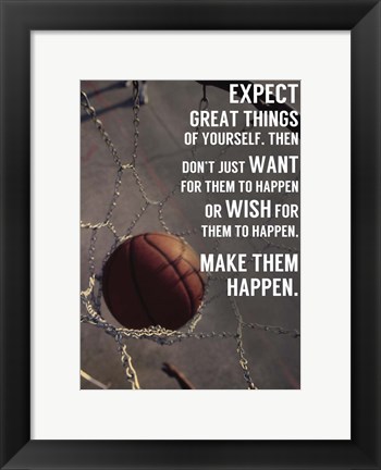 Framed Make It Happen Print