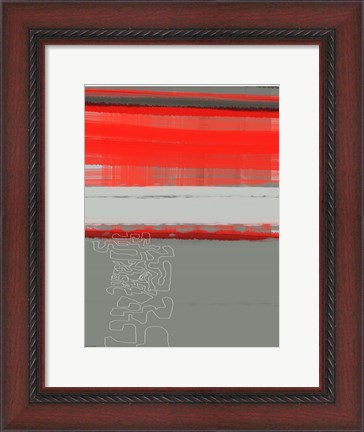 Framed Abstract Red 1 Print