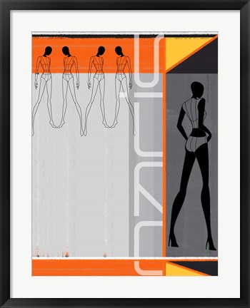 Framed Fashion Tunes Print