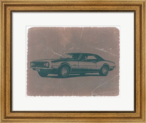 Framed Chevy Camaro Print