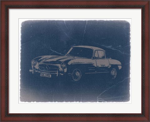 Framed Mercedes Benz 300 Sl Print