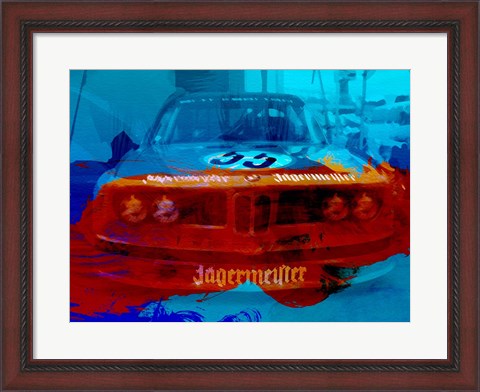 Framed BMW Jagermeister Print