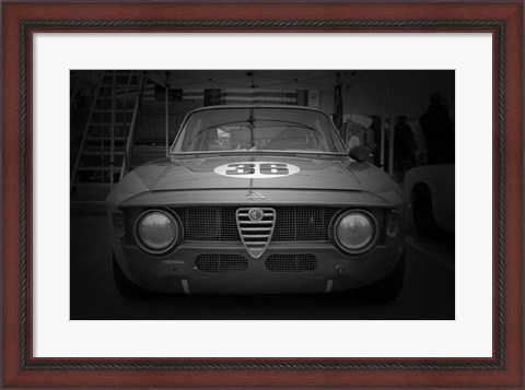 Framed Alfa Laguna Seca Print