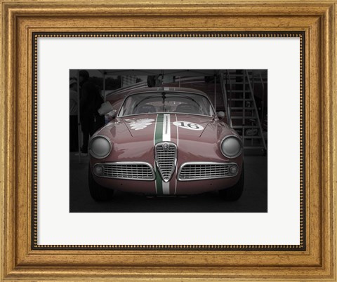 Framed Racing Alfa Romeo Print