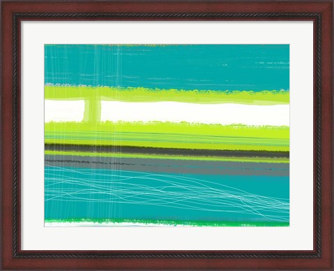 Framed Aquatic Breeze 2 Print