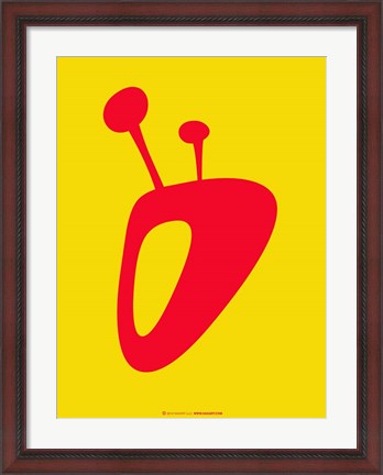 Framed Funny Shape Uno 2 Print