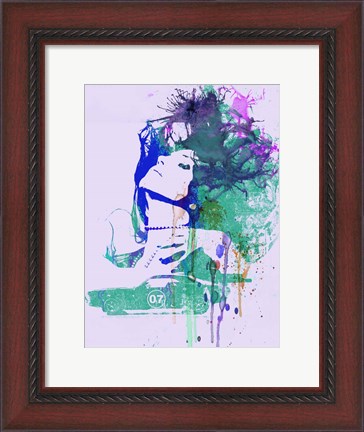 Framed Challenger Girl Green Print