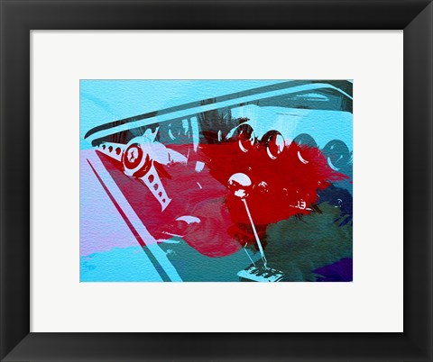 Framed Ferrari Cockpit 2 Print