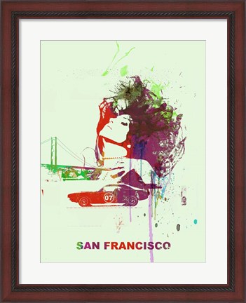 Framed San Francisco Romance Print
