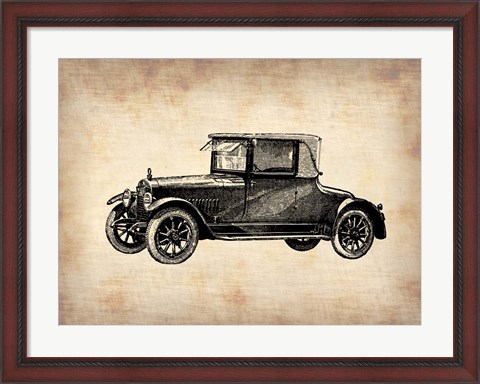 Framed Classic Old Car 3 Print