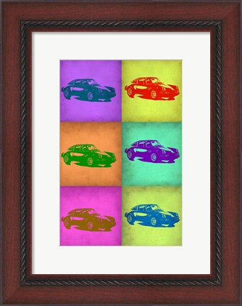 Framed Porsche Pop Art 2 Print