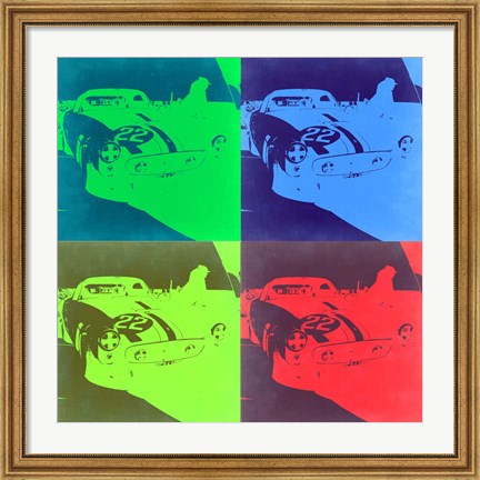 Framed Racing Ferrari Pop Art 2 Print