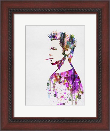 Framed Fight Club Watercolor Print