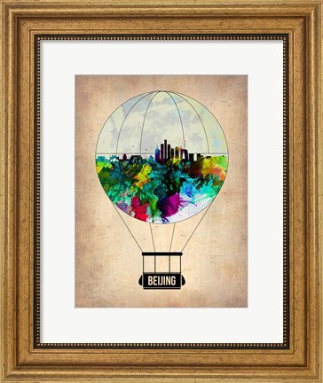 Framed Beijing Air Balloon Print