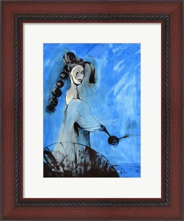 Framed Blue Cloud Print