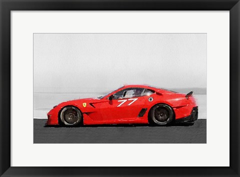 Framed 2006 Ferrari 599 GTB Fiorano Print