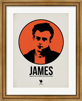 Framed James 1 Print