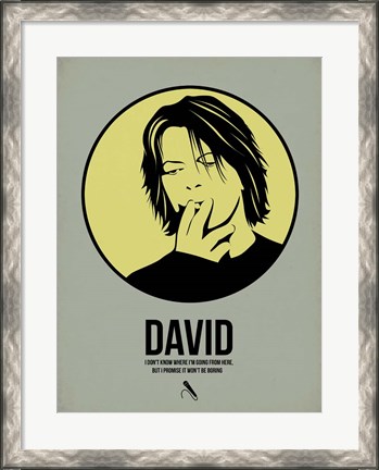 Framed David  4 Print