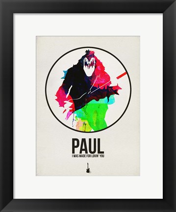 Framed Paul Watercolor Print