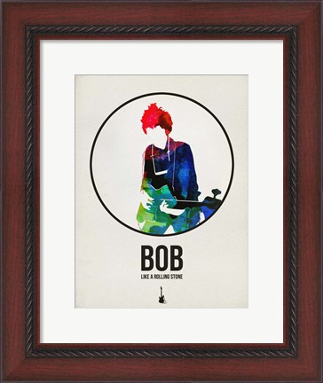 Framed Bob Watercolor Print