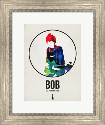 Framed Bob Watercolor Print