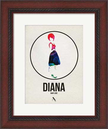 Framed Diana Watercolor Print