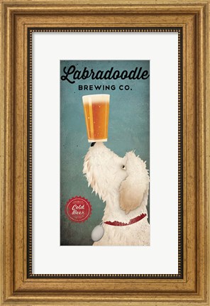 Framed Doodle Beer Double Print