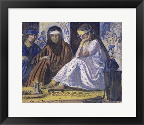 Framed Arab Interior: a Harem, 1895 Print