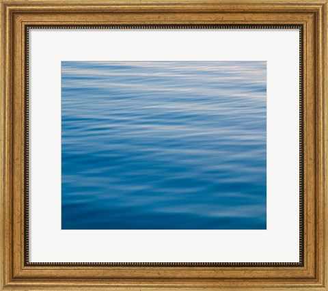 Framed Rippling Water at Sundown Print