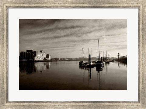 Framed Early Morning River Suir, Waterford City, Ireland Print