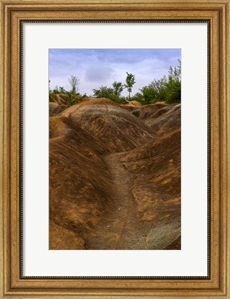 Framed Cheltenham Badlands in Caledon, Ontario, Canada Print