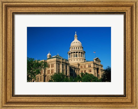 Framed State Capitol Building, Austin, TX Print