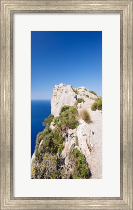 Framed Mirador d&#39; Es Colomer, Majorca, Balearic Islands, Spain Print