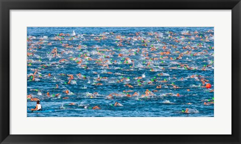 Framed Ford Ironman World Championship, Kailua Kona, Hawaii Print