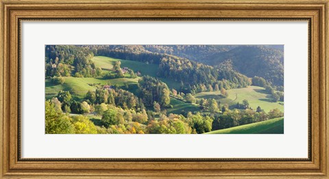 Framed Schauinsland Mountain, St. Ulrich, Black Forest, Baden-Wurttemberg, Germany Print