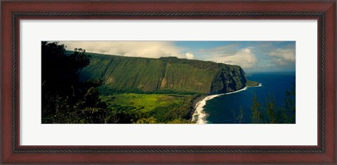 Framed Waipio Valley, Big Island, Hawaii Print