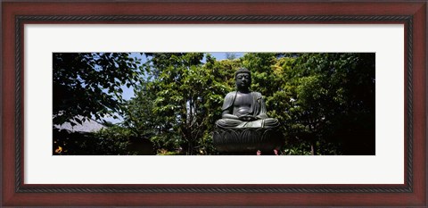 Framed Buddha in Asakusa Kannon Temple, Tokyo Prefecture, Japan Print