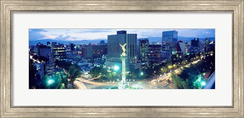 Framed Mexico City, El Angel Monument Print