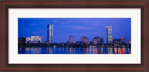 Framed Skyline, Boston, Massachusetts Print